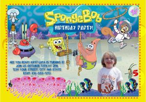 Spongebob 1st Birthday Invitations Spongebob Squarepants Birthday Invitations Best Party Ideas