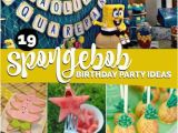 Spongebob Birthday Party Decorations 19 Spongebob Squarepants Birthday Party Ideas Spaceships