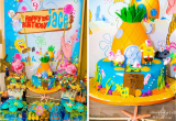 Spongebob Squarepants Birthday Decorations Kara 39 S Party Ideas Spongebob Squarepants Under the Sea 2nd