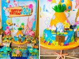 Spongebob Squarepants Birthday Decorations Kara 39 S Party Ideas Spongebob Squarepants Under the Sea 2nd