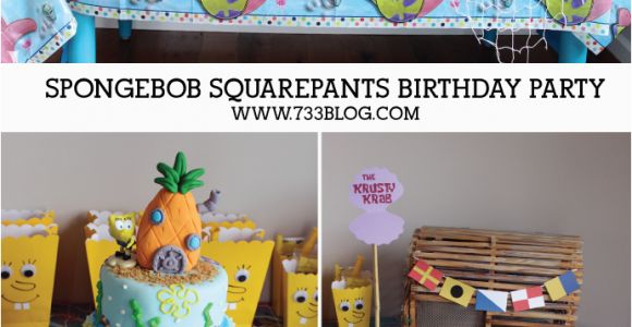 Spongebob Squarepants Birthday Decorations Spongebob Squarepants Birthday Party Inspiration Made Simple