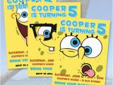 Spongebob Squarepants Birthday Invitations 40th Birthday Ideas Birthday Invitation Template Spongebob
