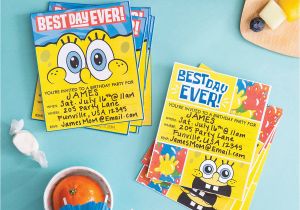 Spongebob Squarepants Birthday Invitations Plan A Spongebob Squarepants Party Nickelodeon Parents