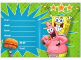 Spongebob Squarepants Printable Birthday Invitations Free Free Printable Spongebob Birthday Invitations Bagvania