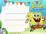 Spongebob Squarepants Printable Birthday Invitations Free Free Spongebob Birthday Invitation Template Free