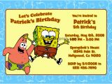 Spongebob Squarepants Printable Birthday Invitations Free Spongebob Squarepants Invitations General Prints