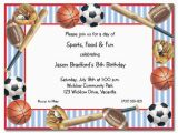 Sport Birthday Invitations Birthday Invites Free Download Sports Birthday
