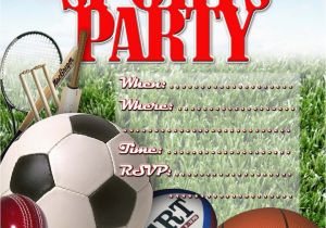 Sport Birthday Invitations Sport Invitation Templates Free