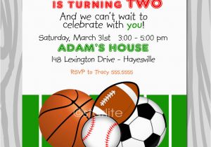 Sports Birthday Party Invitation Wording Sports Party Invitation Wording