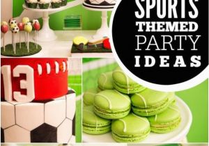 Sports themed Birthday Party Decorations All Star Sports Boy Birthday Party Spaceships and Laser