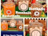 Sports themed Birthday Party Decorations Nataliekmudd All Star Sports Birthday Party