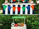 Sports themed Birthday Party Decorations Quot Let 39 S Play Ball Quot Sports Party Boys Birthday Hostess