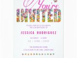 Sprinkle Birthday Invitations Candy theme Sprinkles Birthday Party Invitation 5 Quot X 7