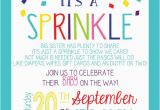 Sprinkle Birthday Invitations Girl Version Any Color Baby Sprinkle Invitation Couples