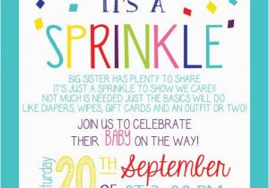 Sprinkle Birthday Invitations Girl Version Any Color Baby Sprinkle Invitation Couples