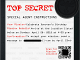 Spy Birthday Party Invitation Template Free Diy Secret Agent Birthday Party Part 1 the Mama Zone