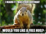 Squirrel Happy Birthday Meme Free Hugs Happy Birthday Sister Pinterest Free