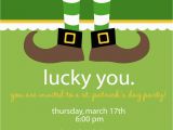 St Patrick S Day Birthday Invitations Lucky St Patrick 39 S Day Party Invitation by Nattysuedesigns1