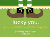 St Patrick S Day Birthday Invitations Lucky St Patrick 39 S Day Party Invitation by Nattysuedesigns1