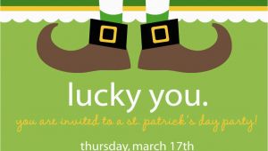 St Patrick S Day Birthday Invitations Lucky St Patrick 39 S Day Party Invitation by Nattysuedesigns1