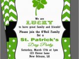 St Patrick S Day Birthday Invitations St Patrick 39 S Day Invitation Printable Birthday by