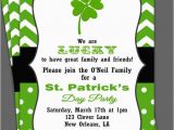 St Patrick S Day Birthday Invitations St Patrick 39 S Day Invitation Printable Birthday by