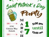 St Patrick S Day Birthday Invitations St Patrick 39 S Day Party Invitations St Patty 39 S Day 2018