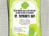 St Patrick S Day Birthday Invitations St Patricks Day Birthday Invitation St Patricks Day Party