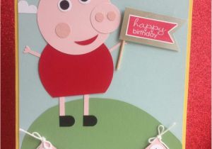 Stampin Up Childrens Birthday Cards Stampin 39 Up Peppa Pig Punch Art Children 39 S Birthday Card 001