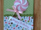 Stampin Up Childrens Birthday Cards Stampin Up Happy Birthday Card Pink Lollipop by