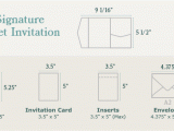 Standard Birthday Invitation Size Diy Wedding Invitations Guide Cards Pockets