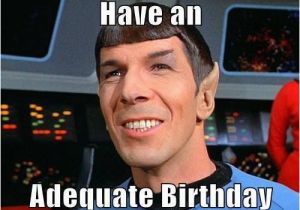 Star Trek Happy Birthday Quotes Spock Birthday Greeting Penblwydd Pinterest Birthday