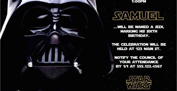 Star Wars Birthday Invitation Template Free Star Wars Birthday Party Invitations Templates Free