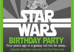 Star Wars Birthday Invitation Wording Star Wars Birthday Invitation