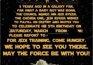 Star Wars Birthday Invitations Templates Free Free Printable Star Wars Birthday Invitations Kids B Day