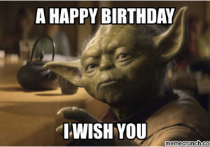 Star Wars Birthday Meme Generator Yoda Birthday