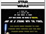 Star Wars Photo Birthday Invitations 25 Best Ideas About Star Wars Invitations On Pinterest