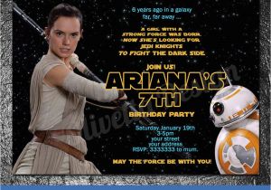 Star Wars Photo Birthday Invitations Ebay Birthday Invitations Best Party Ideas