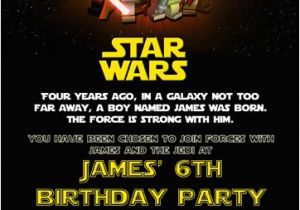 Star Wars Photo Birthday Invitations Free Printable Star Wars Birthday Invitations Template