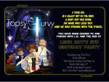 Star Wars Photo Birthday Invitations Lego Star Wars Birthday Party Invitation ashlee Marie