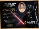 Star Wars Photo Birthday Invitations Star Wars Birthday Invitation Custom Photo Invite Star