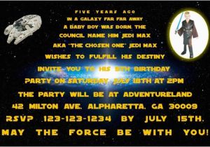 Star Wars Photo Birthday Invitations Star Wars Photo Invitations Personalized Party Invites