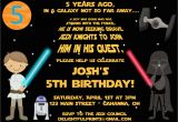 Star Wars themed Birthday Party Invitations Free Printable Star Wars Birthday Party Invitations Free
