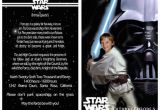 Star Wars themed Birthday Party Invitations Star Wars Birthday Party Ideas Invitations Food Decor