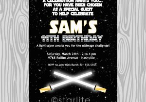 Star Wars themed Birthday Party Invitations Star Wars Inspired Star Wars theme Birthday Party