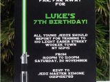 Star Wars themed Birthday Party Invitations Star Wars Jedi Training Birthday Party Printables