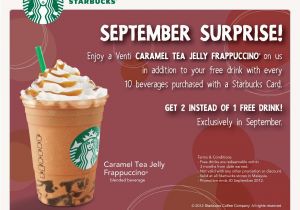 Starbucks.com Card Free Birthday Drink I Love Freebies Malaysia Promotions Gt Starbucks Free 2 Drinks