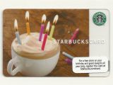 Starbucks.com Card Free Birthday Drink Starbucks Gift Card 2009 Happy Birthday New Unused Ebay