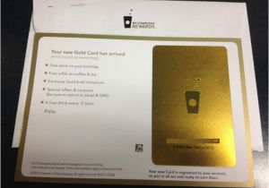 Starbucks Gold Card Birthday Reward สอบถามเก ยวก บ Starbucks Gold Card ในอเมร กาค ะ