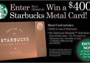 Starbucks Gold Card Birthday Reward Win A Golden Coffee Card Olin Blogolin Blog